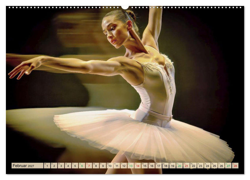Ballerinas in - Langzeitbelichtung (CALVENDO Wandkalender 2027)