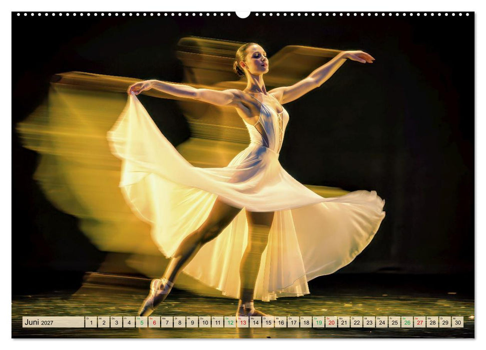 Ballerinas in - Langzeitbelichtung (CALVENDO Wandkalender 2027)