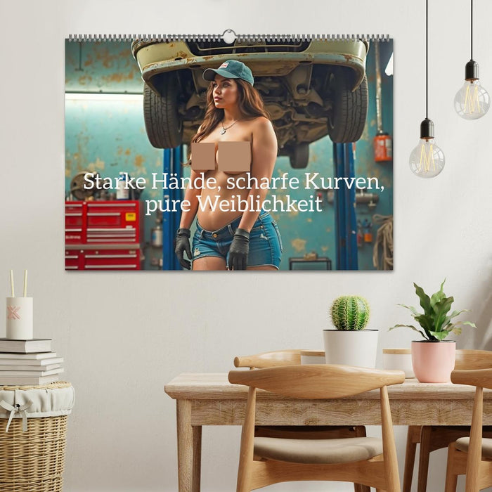 Starke Hände, scharfe Kurven, pure Weiblichkeit (CALVENDO Wandkalender 2027)