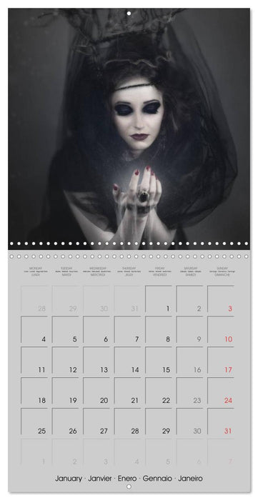 Kisses of dark dreams (CALVENDO Monthly Calendar 2027)