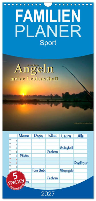 Angeln - meine Leidenschaft (CALVENDO Familienplaner 2027)