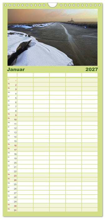 St. Peter-Ording (CALVENDO Familienplaner 2027)