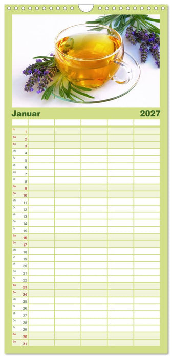 Arzneipflanzen (CALVENDO Familienplaner 2027)