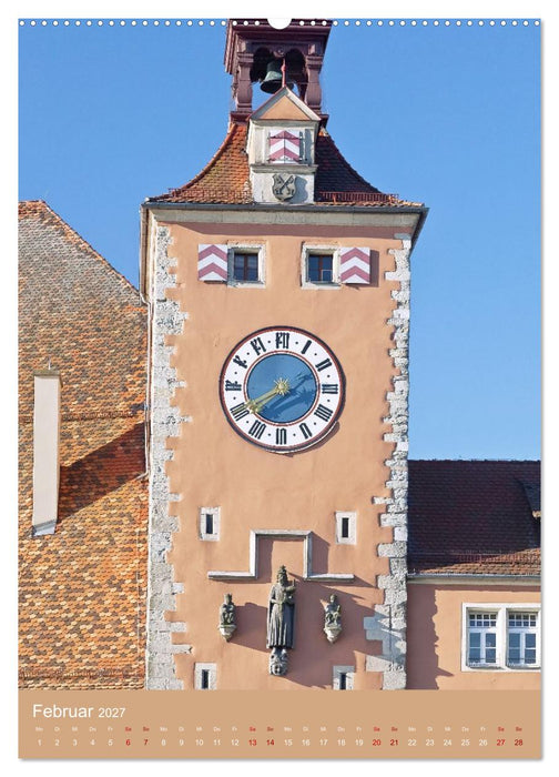 Zeitloses Regensburg. Impressionen zwischen Fluss und Altstadt (CALVENDO Premium Wandkalender 2027)