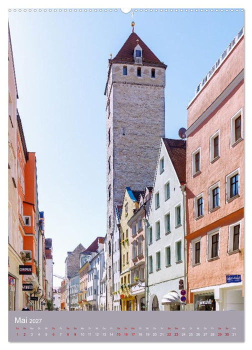Zeitloses Regensburg. Impressionen zwischen Fluss und Altstadt (CALVENDO Premium Wandkalender 2027)