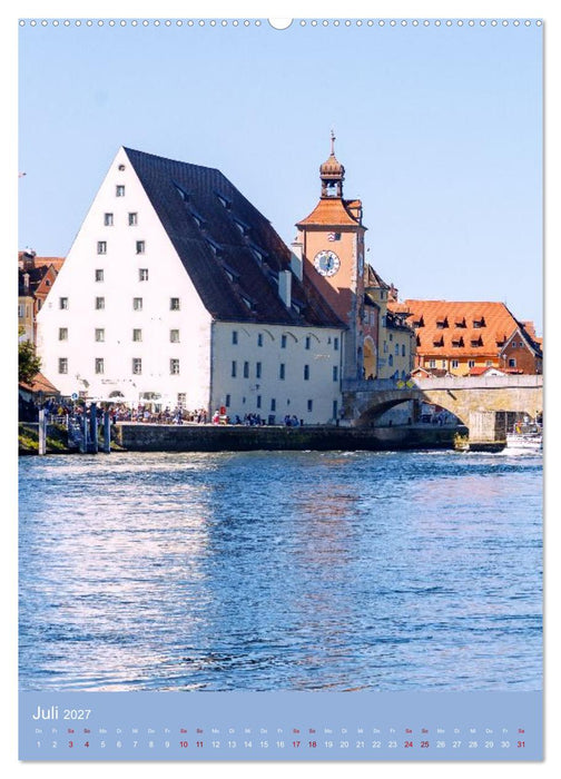 Zeitloses Regensburg. Impressionen zwischen Fluss und Altstadt (CALVENDO Premium Wandkalender 2027)