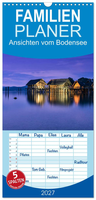 Ansichten vom Bodensee (CALVENDO Familienplaner 2027)