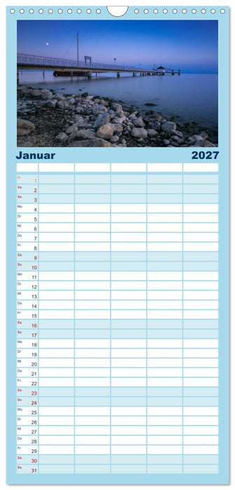 Ansichten vom Bodensee (CALVENDO Familienplaner 2027)
