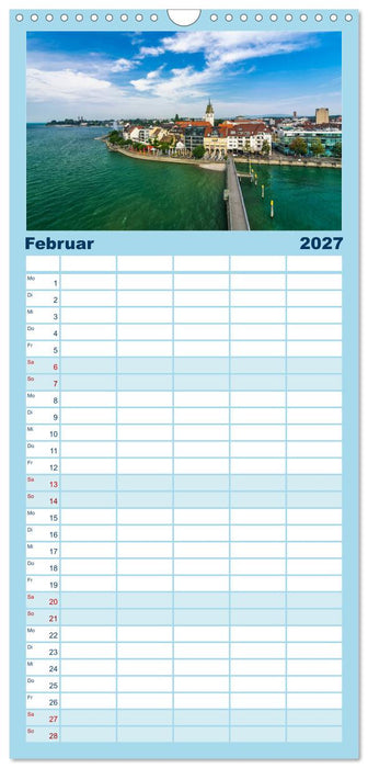 Ansichten vom Bodensee (CALVENDO Familienplaner 2027)