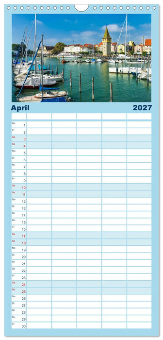 Ansichten vom Bodensee (CALVENDO Familienplaner 2027)