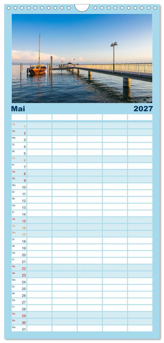 Ansichten vom Bodensee (CALVENDO Familienplaner 2027)