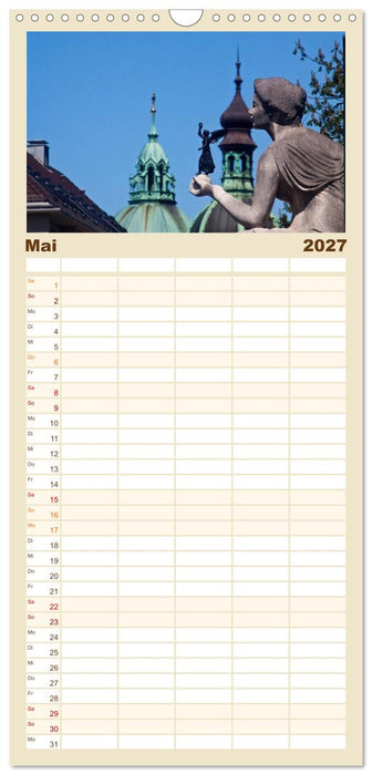 München - Die Schöne (CALVENDO Familienplaner 2027)