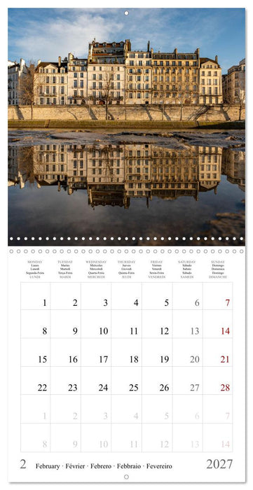 Paris Dreams Iconic Views and Hidden Corners (CALVENDO Monthly Calendar 2027)