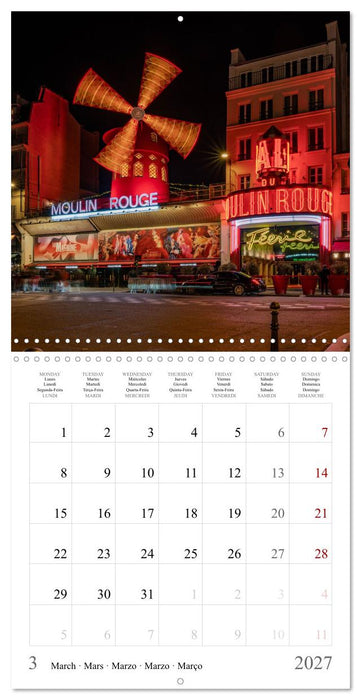 Paris Dreams Iconic Views and Hidden Corners (CALVENDO Monthly Calendar 2027)