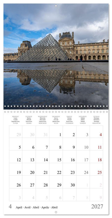Paris Dreams Iconic Views and Hidden Corners (CALVENDO Monthly Calendar 2027)