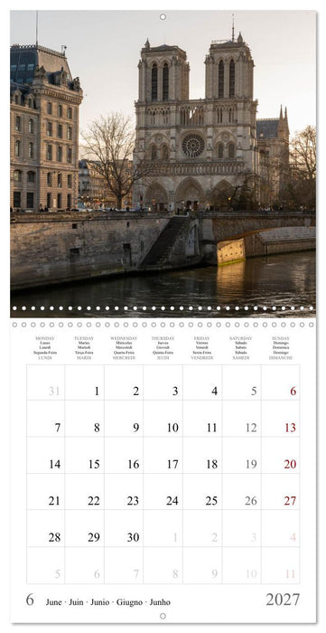 Paris Dreams Iconic Views and Hidden Corners (CALVENDO Monthly Calendar 2027)