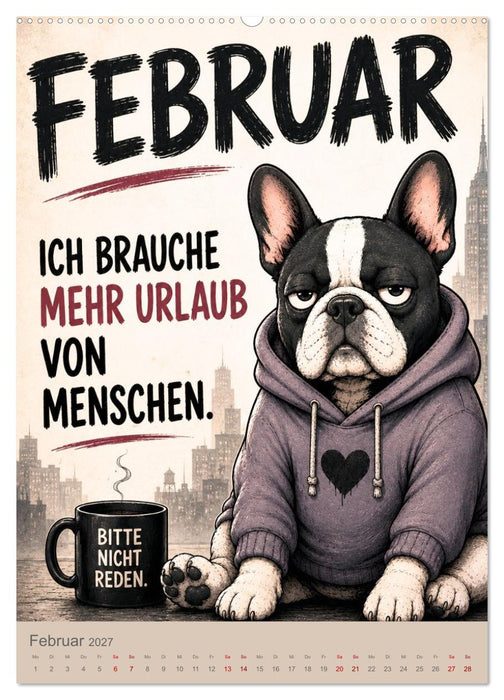 Hundechaoten Club (CALVENDO Wandkalender 2027)