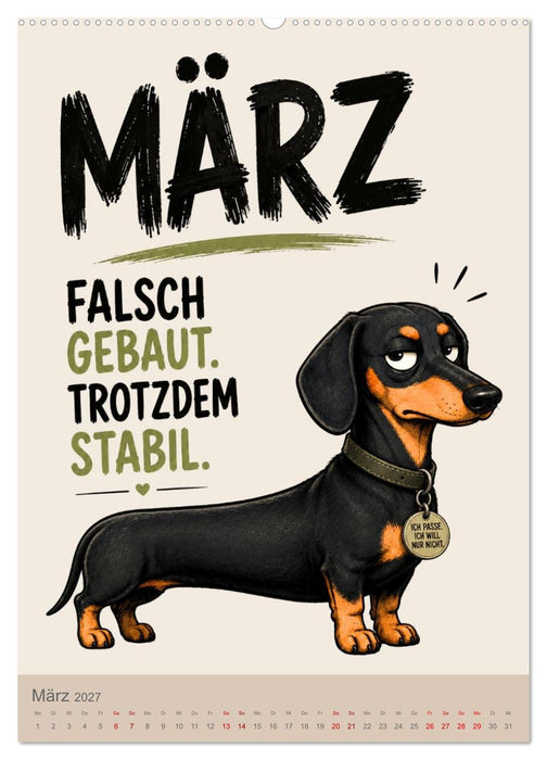 Hundechaoten Club (CALVENDO Wandkalender 2027)
