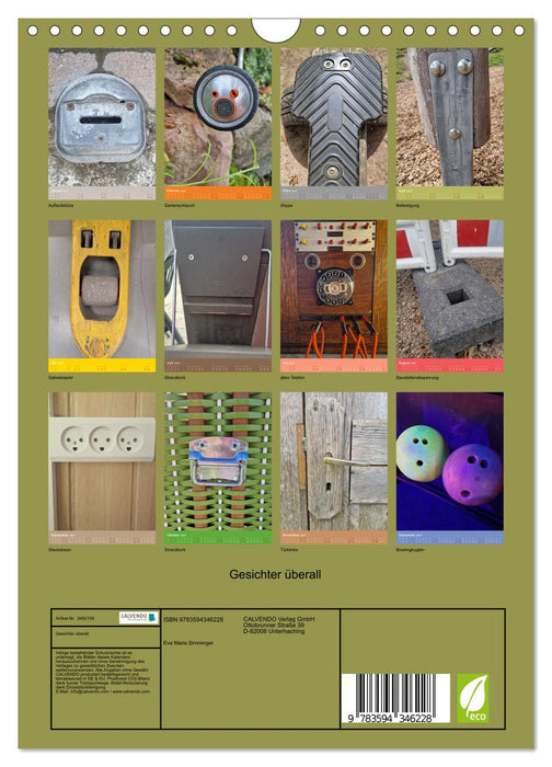 Gesichter überall (CALVENDO Wandkalender 2027)