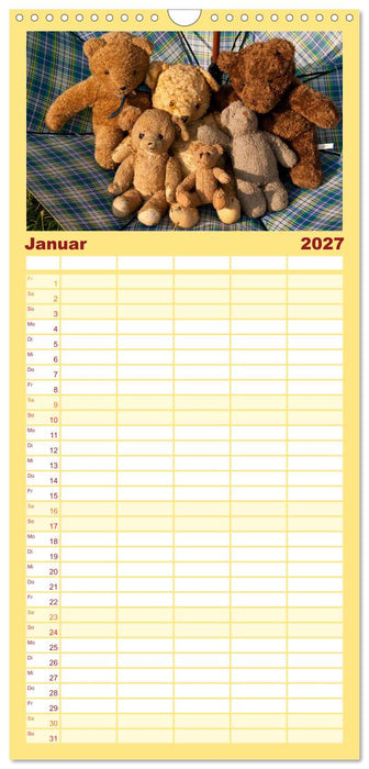 Teddys Meine Freunde (CALVENDO Familienplaner 2027)