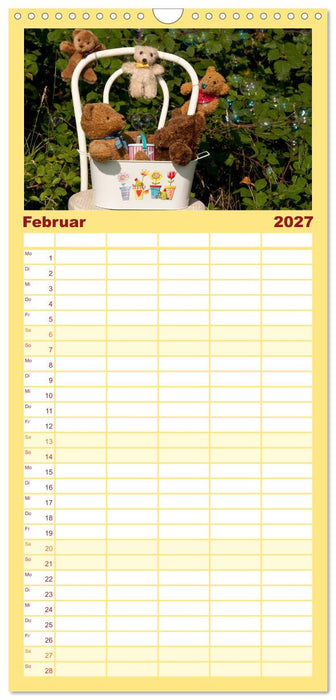Teddys Meine Freunde (CALVENDO Familienplaner 2027)