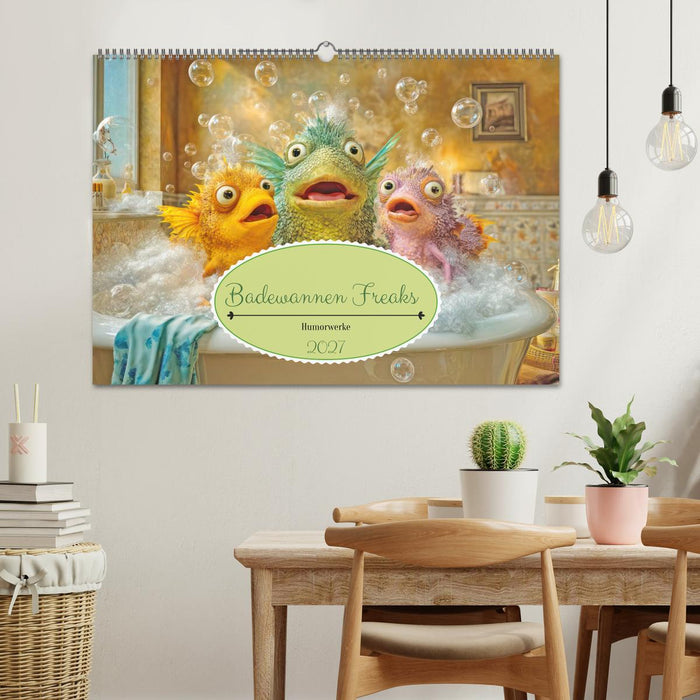 Badewannen Freaks - Humorwerke (CALVENDO Wandkalender 2027)