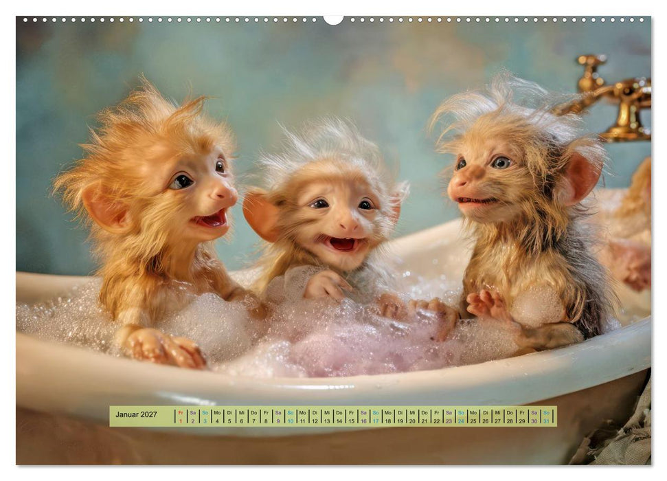 Badewannen Freaks - Humorwerke (CALVENDO Wandkalender 2027)