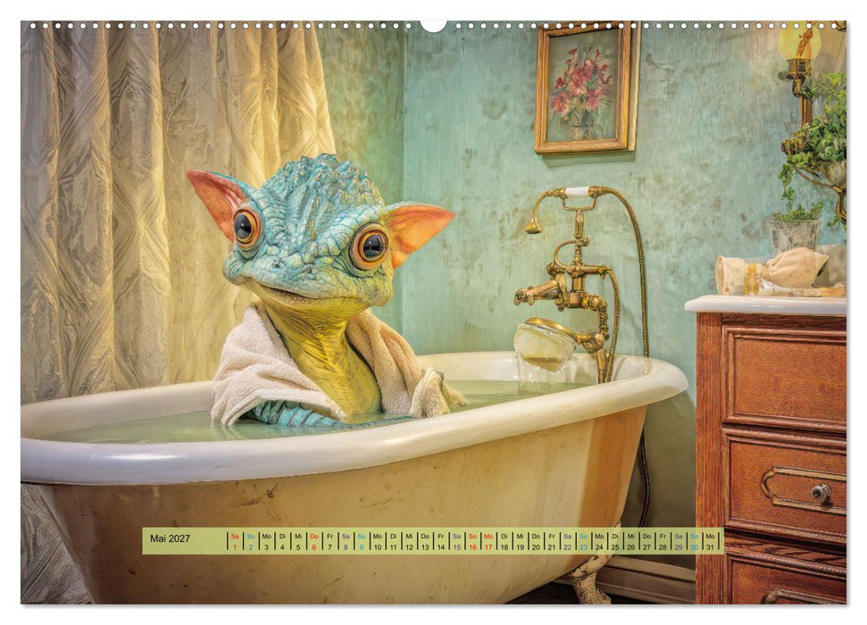 Badewannen Freaks - Humorwerke (CALVENDO Wandkalender 2027)