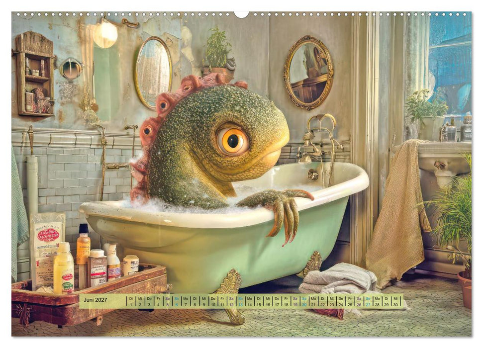 Badewannen Freaks - Humorwerke (CALVENDO Wandkalender 2027)