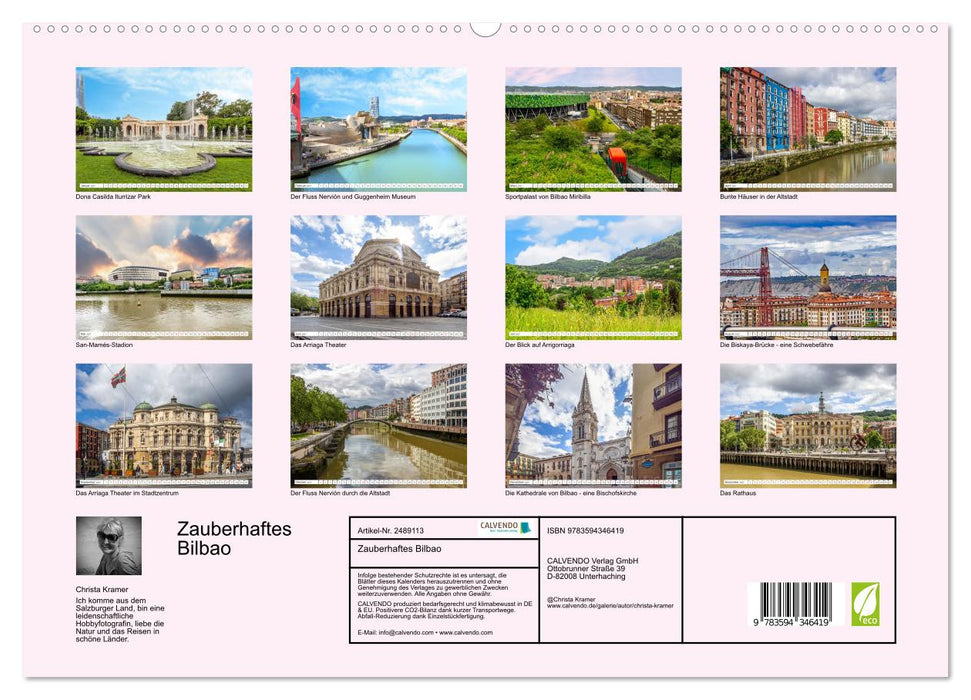 Zauberhaftes Bilbao (CALVENDO Premium Wandkalender 2027)