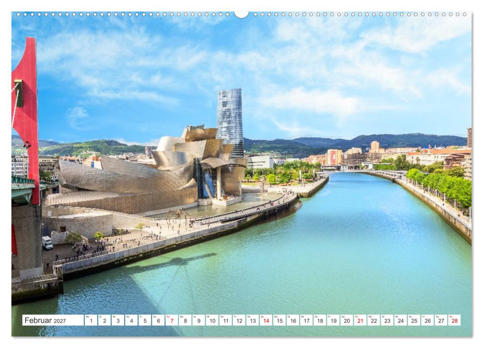 Zauberhaftes Bilbao (CALVENDO Premium Wandkalender 2027)