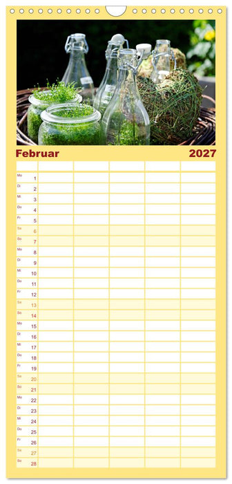 Garten-Idylle 2027 (CALVENDO Familienplaner 2027)