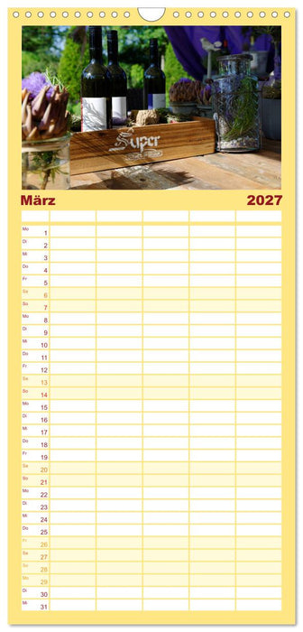 Garten-Idylle 2027 (CALVENDO Familienplaner 2027)