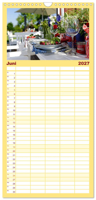 Garten-Idylle 2027 (CALVENDO Familienplaner 2027)