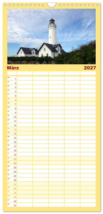 Leuchttürme PUR (CALVENDO Familienplaner 2027)