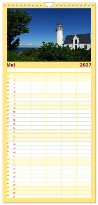 Leuchttürme PUR (CALVENDO Familienplaner 2027)