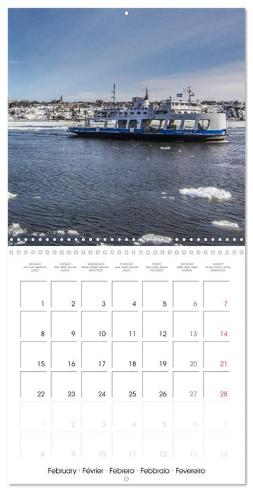 Québec (CALVENDO Calendrier mensuel 2027)