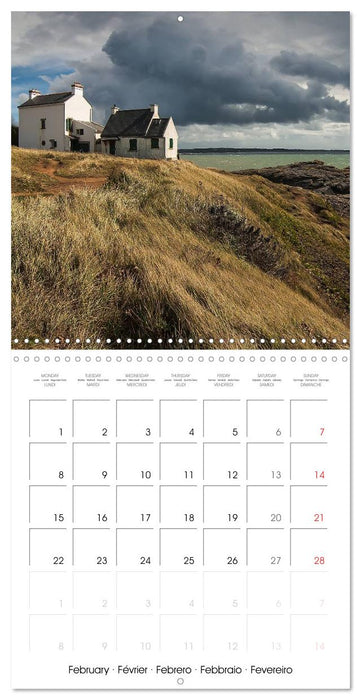 Bretagne Paysages côtiers (CALVENDO Calendrier mensuel 2027)