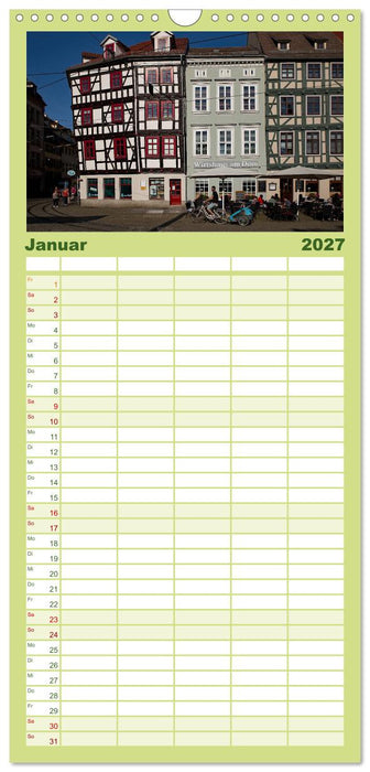 Erfurt (CALVENDO Familienplaner 2027)