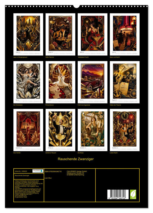 Rauschende Zwanziger (CALVENDO Premium Wandkalender 2027)