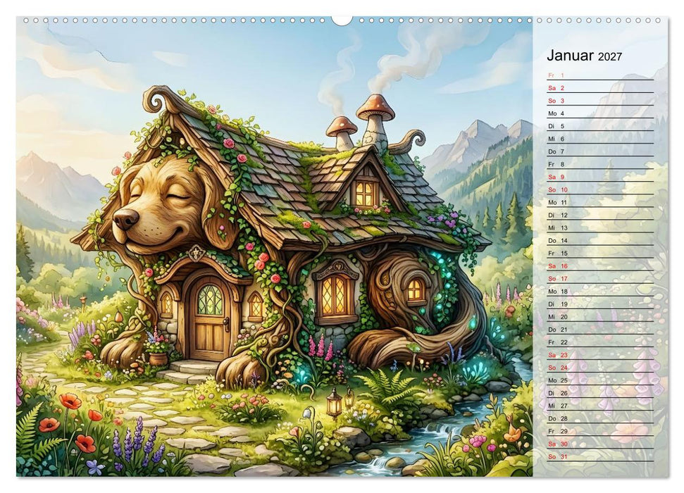 Tierische Fassaden (CALVENDO Wandkalender 2027)