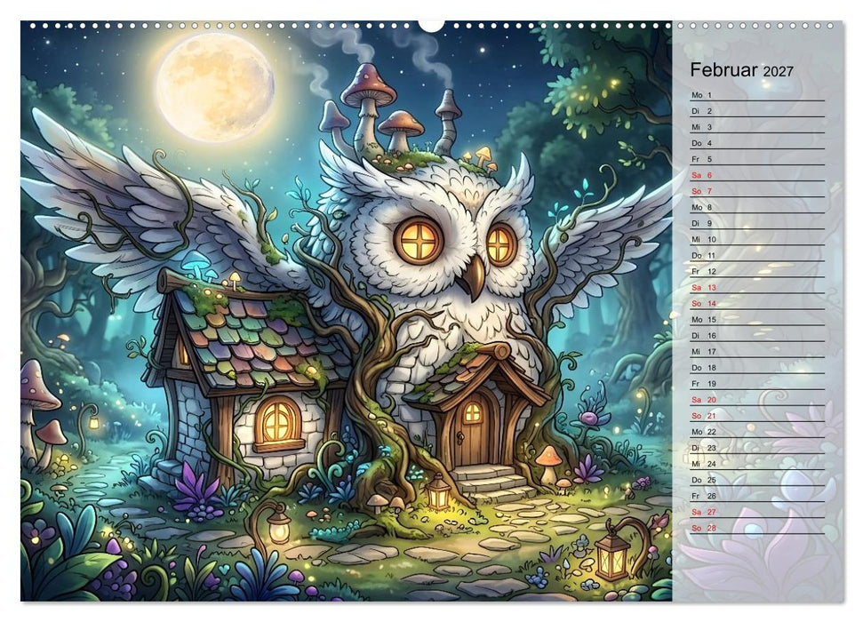 Tierische Fassaden (CALVENDO Wandkalender 2027)
