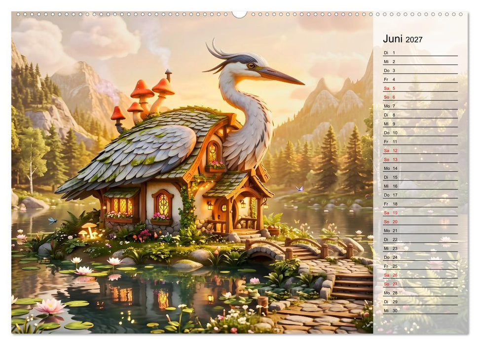 Tierische Fassaden (CALVENDO Wandkalender 2027)