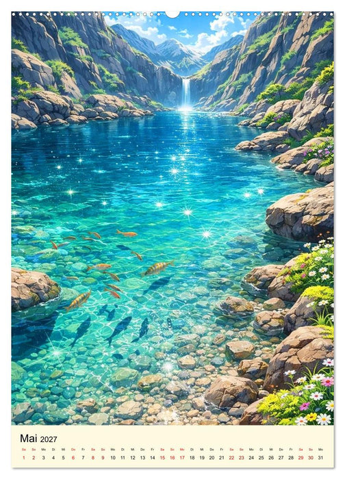 Stille Anime Sequenzen (CALVENDO Wandkalender 2027)