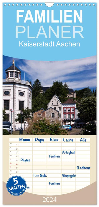 Kaiserstadt Aachen (CALVENDO Familienplaner 2027)