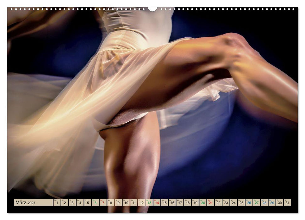 Ballerinas in - Langzeitbelichtung (CALVENDO Premium Wandkalender 2027)