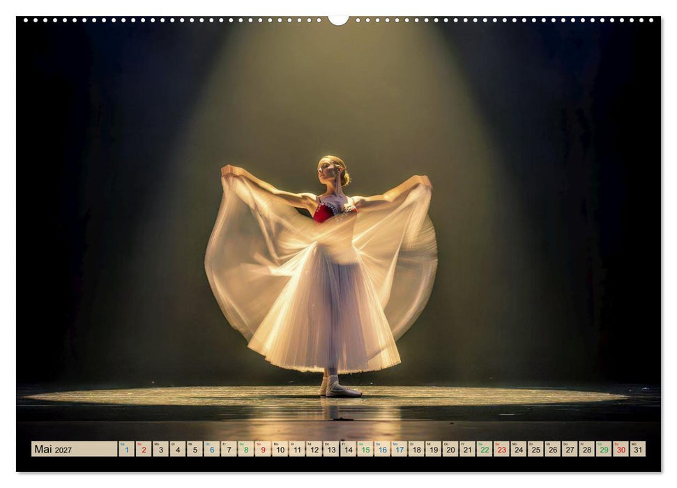 Ballerinas in - Langzeitbelichtung (CALVENDO Premium Wandkalender 2027)