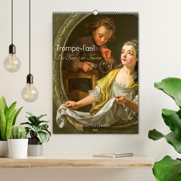 Trompe-l'œil - Die Kunst der Illusion. Kunstkalender (CALVENDO Wandkalender 2027)