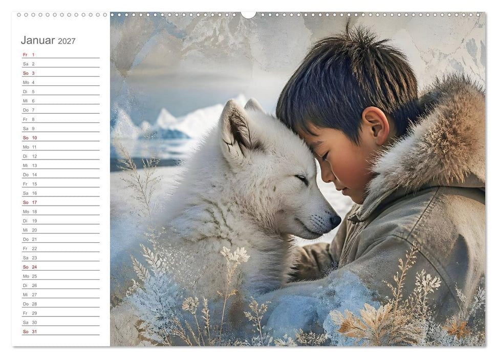 Wo Vertrauen Flügel bekommt - Kinder und Jungtiere der Welt (CALVENDO Wandkalender 2027)