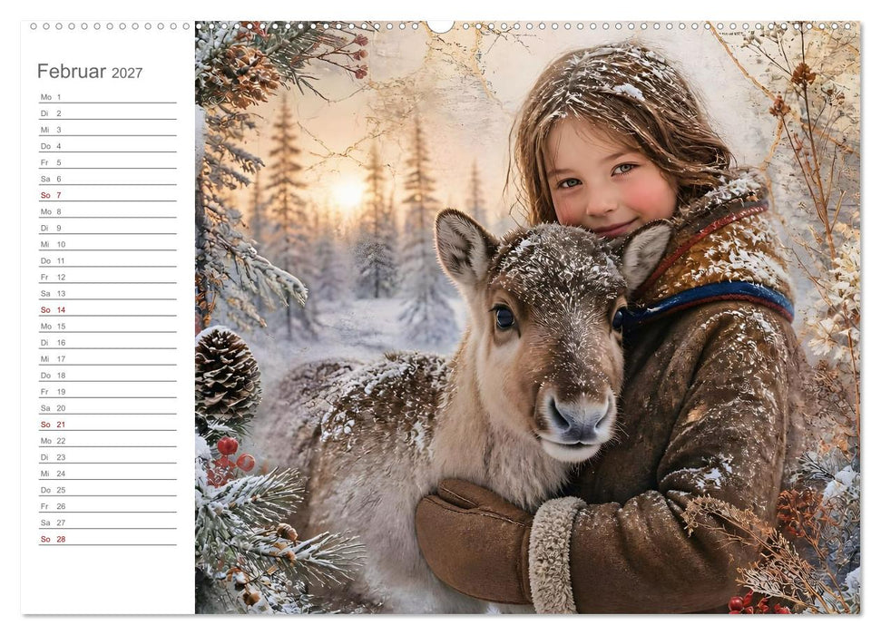 Wo Vertrauen Flügel bekommt - Kinder und Jungtiere der Welt (CALVENDO Wandkalender 2027)